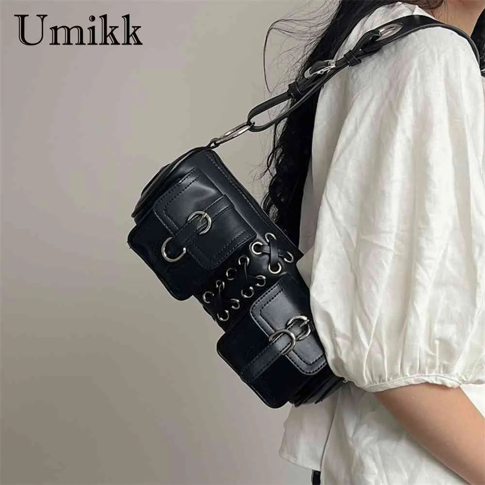 Soft PU Leather Commute Bag for Ladies Adjustable Multi-pockets