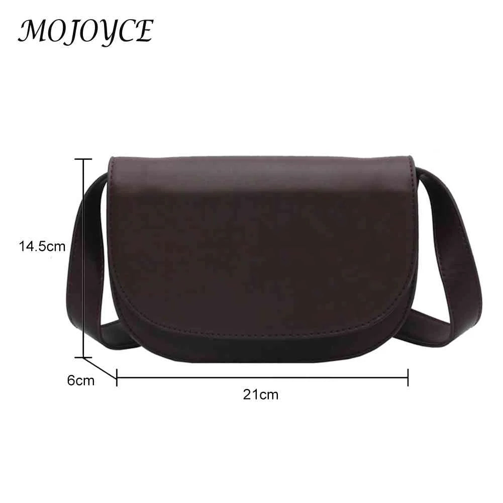 PU Leather Crossbody Bags Women Shoulder Chest Bag Solid Versatile