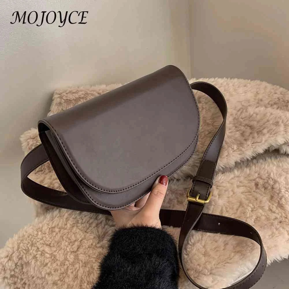 PU Leather Crossbody Bags Women Shoulder Chest Bag Solid Versatile