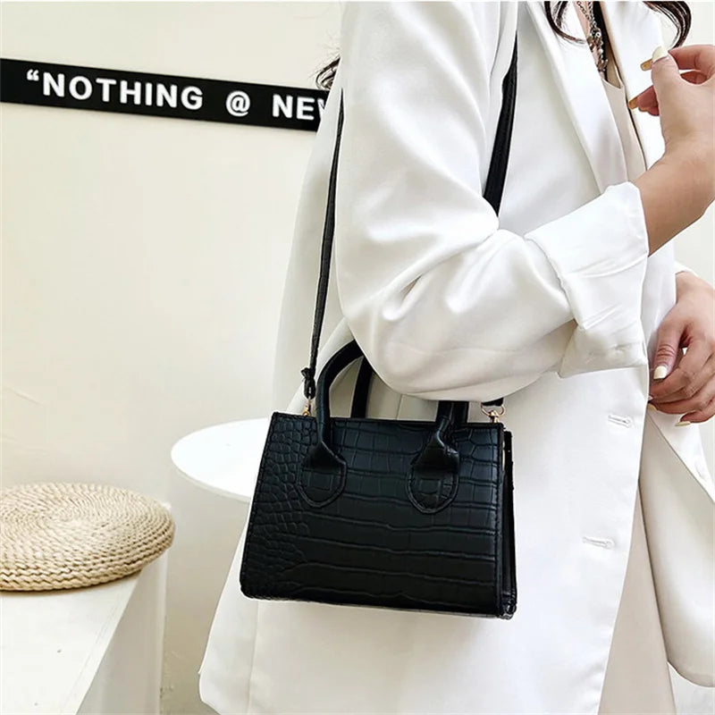 PU Leather Crossbody Bags For Women Chain Female Shoulder Handbags Mini Purses