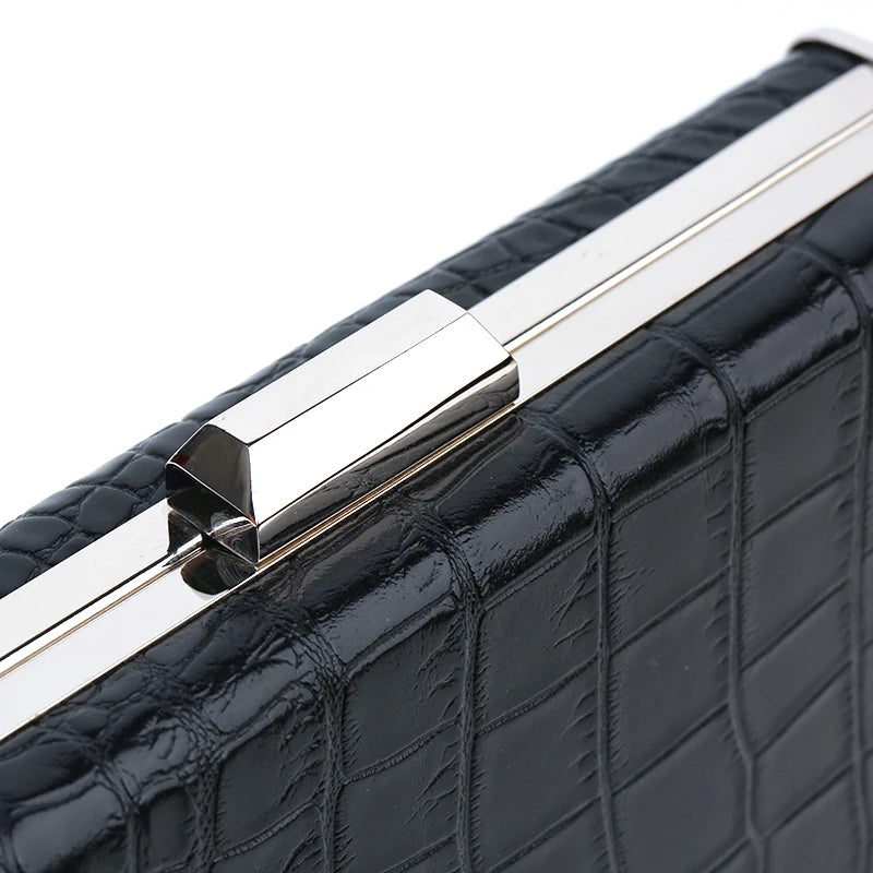 PU Leather Evening Envelope Clutch Party Handbag Shoulder Crossbody Evening Bags