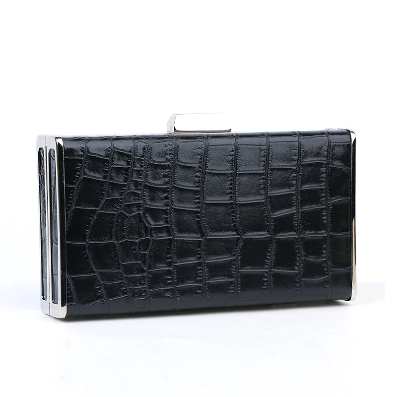 PU Leather Evening Envelope Clutch Party Handbag Shoulder Crossbody Evening Bags