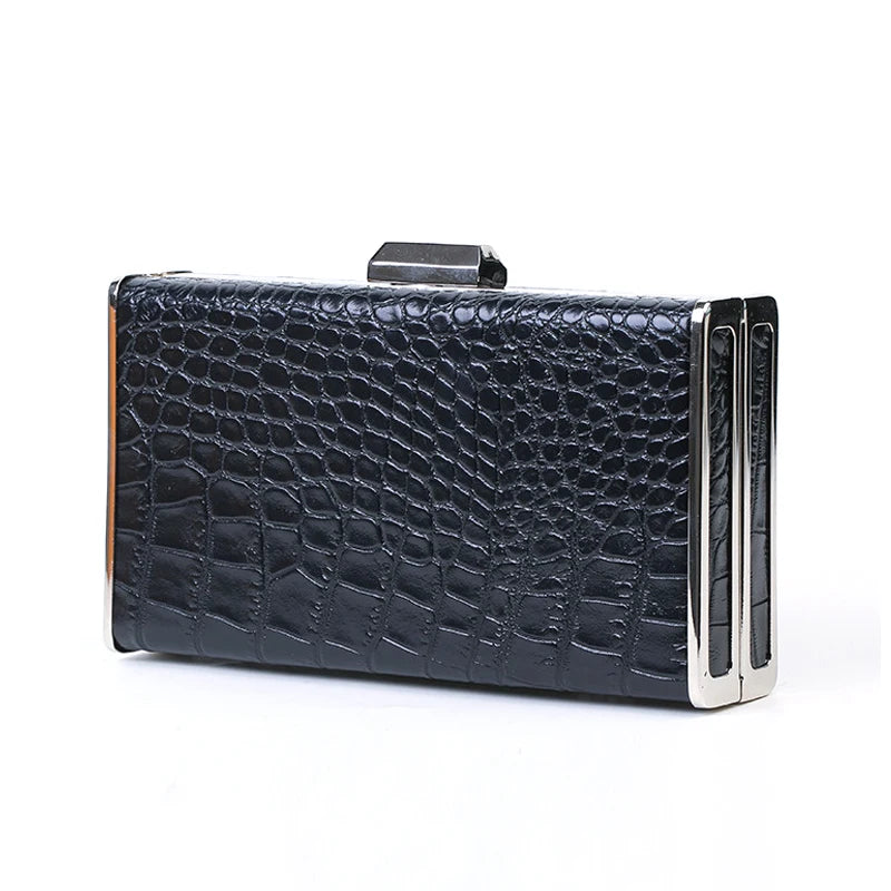 PU Leather Evening Envelope Clutch Party Handbag Shoulder Crossbody Evening Bags