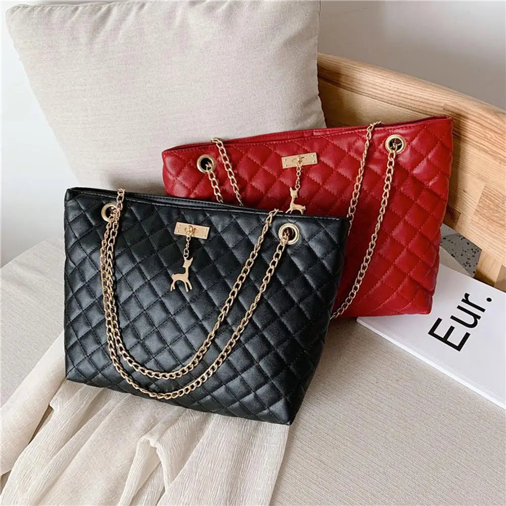 Casual Large Capacity Chain Top-handle Shoulder Bag