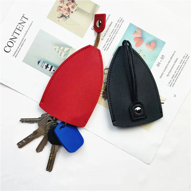 Bow Decorate Key Holders PU Leather Keychain