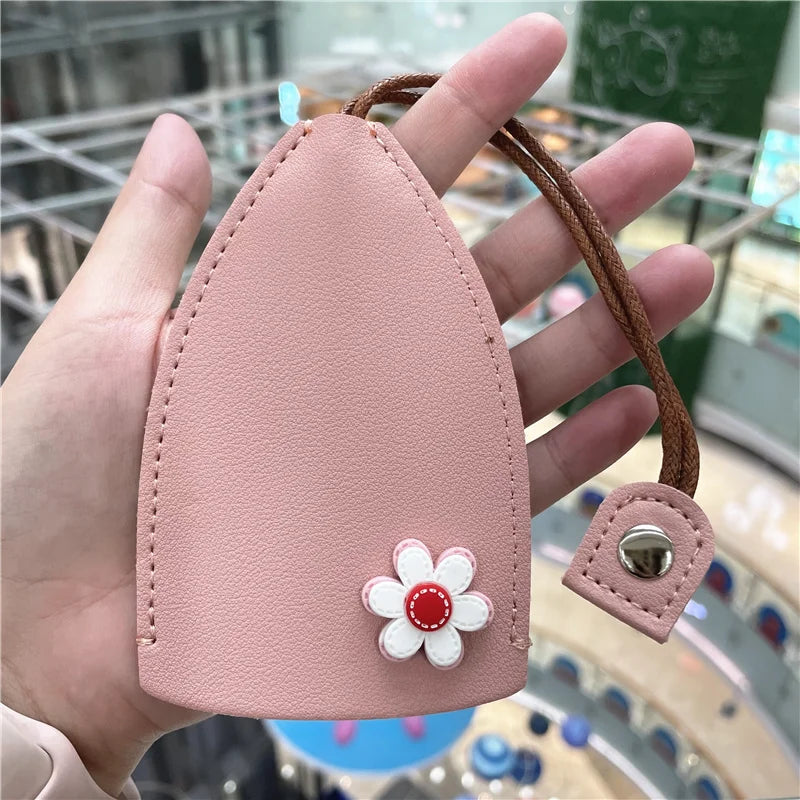 Bow Decorate Key Holders PU Leather Keychain