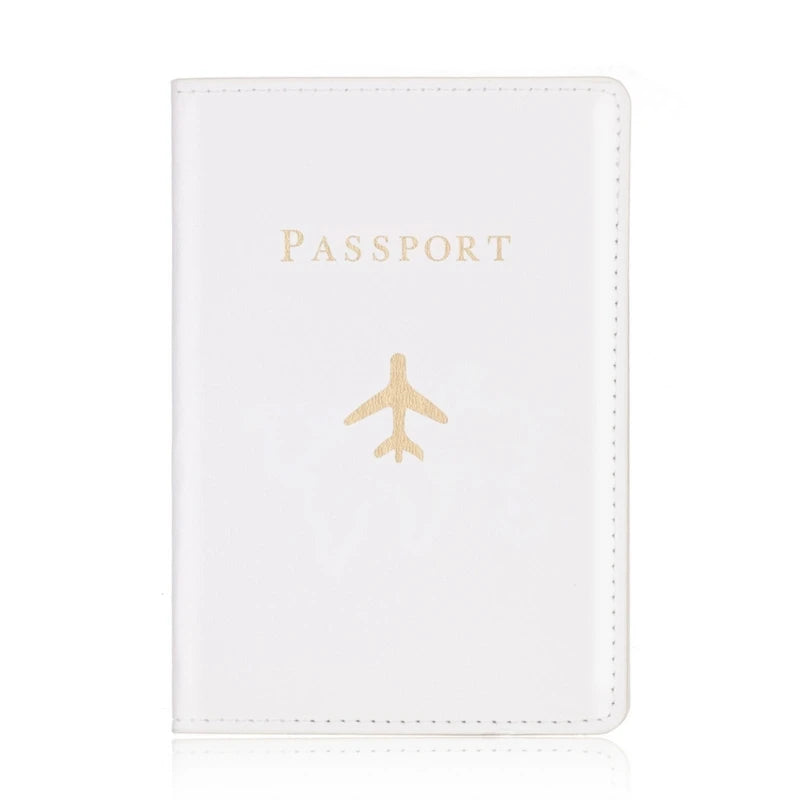 Hot Stamping Passport Holder Plane Lover Wedding Gift