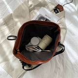 Stylish PU Leather Shoulder Bags Women Totes Large Capacity Vintage Handbags