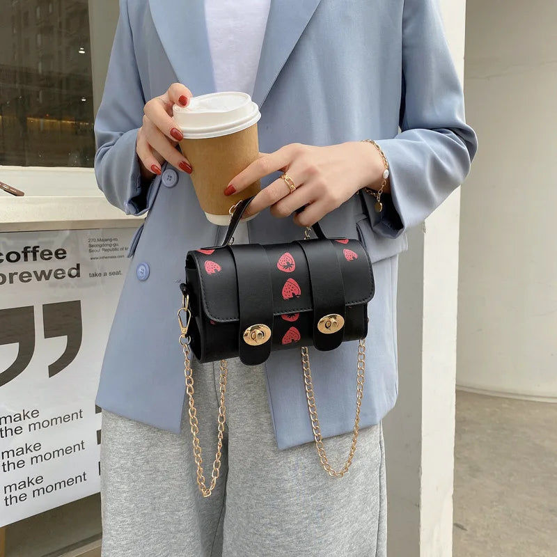 Small Square Bag Flap Chain Shoulder Bag