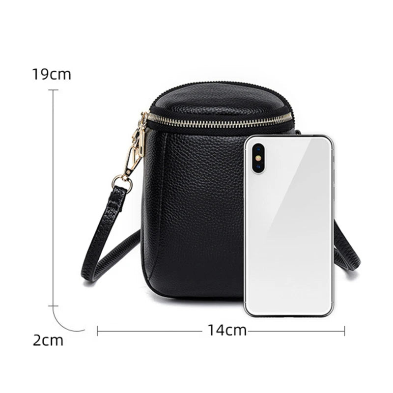 PU Leather Mini Shoulder Bag High Women Handbags Female Messenger Bag
