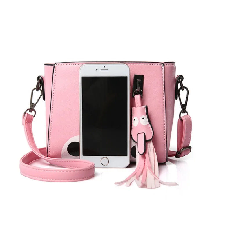 Cartoon Phone Wallet Mini Crossbody Bag for Girls