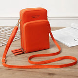 PU Crossbody Cell Phone Bag for Women Ladies Handbags