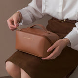 PU Makeup Brushes Pouch Large Capacity Women Toiletries Storage