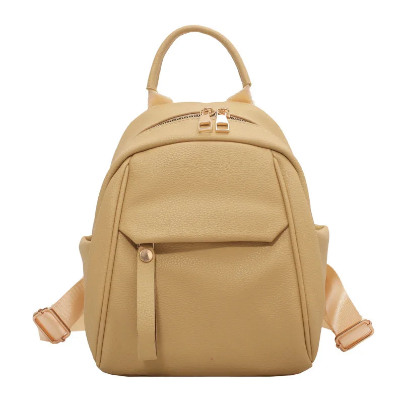 Soft Leather Women's Backpack Bag