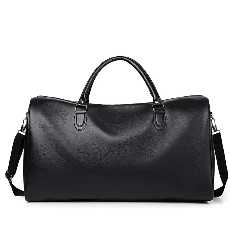 PU Leather Business Travel Bag Large Capacity Handbag Shoulder Travel Bag