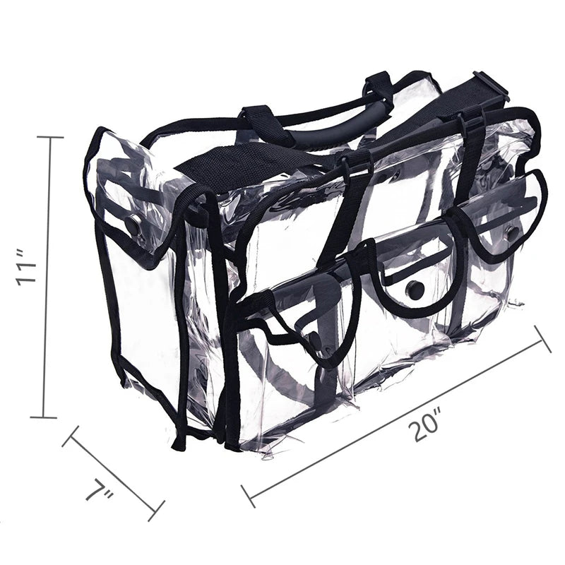 PVC Ladies Handbag Large Capacity Transparent Messenger Bag Beach Waterproof
