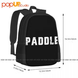 Paddle Backpack Large Capacity Schoolbag Eco Friendly