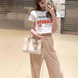 Panelled Bow Shoulder Bag Large Capacity Office Lady Handbag