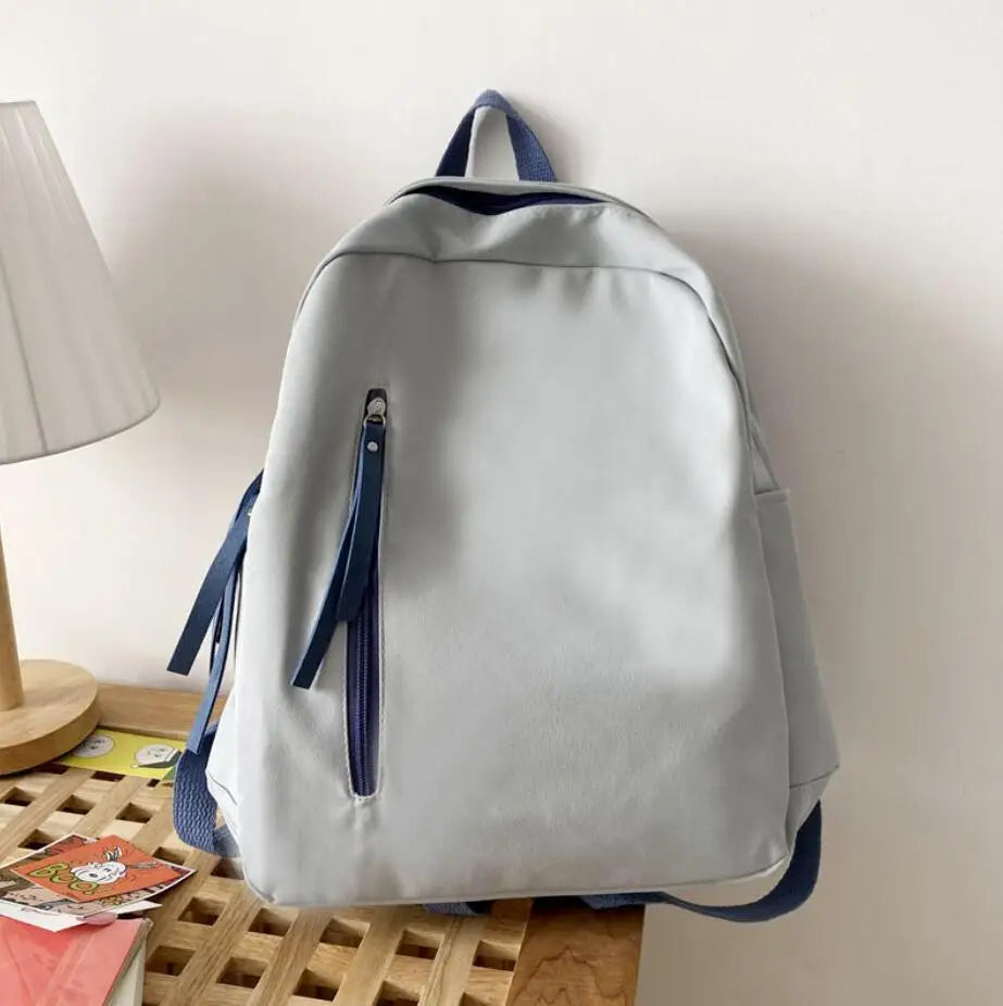 Large Capacity Backpacks Women Waterproof Students Sweet Book Canvas Bag