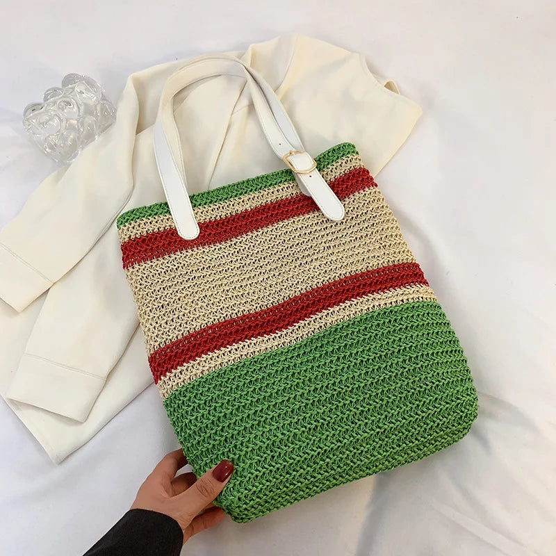 Panelled Shoulder Bags for Women Top Handle Tote Large Capacity Handbags