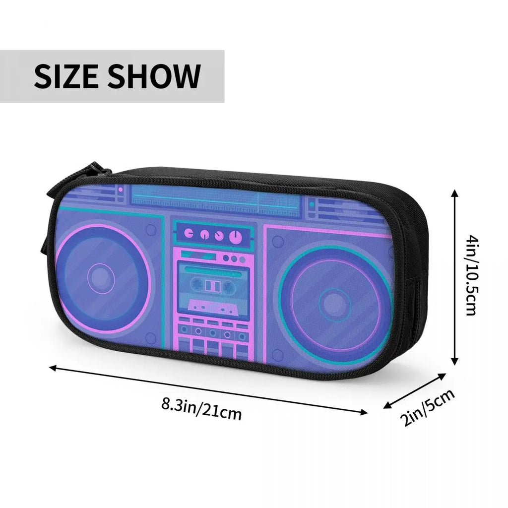 Anime Zipper Pen Bag Student Stationery Box Gift