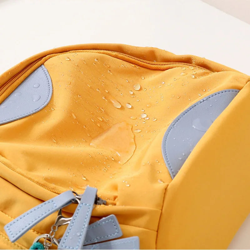 Patchwork Portable Oxford Backpacks Waterproof Large Capacity