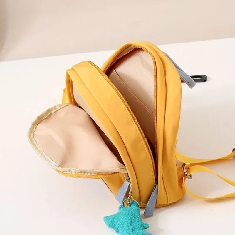 Patchwork Portable Oxford Backpacks Waterproof Large Capacity