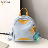 Patchwork Portable Oxford Backpacks Waterproof Large Capacity