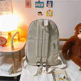 Sweet Multi-pockets Harajuku Nylon College Backpack