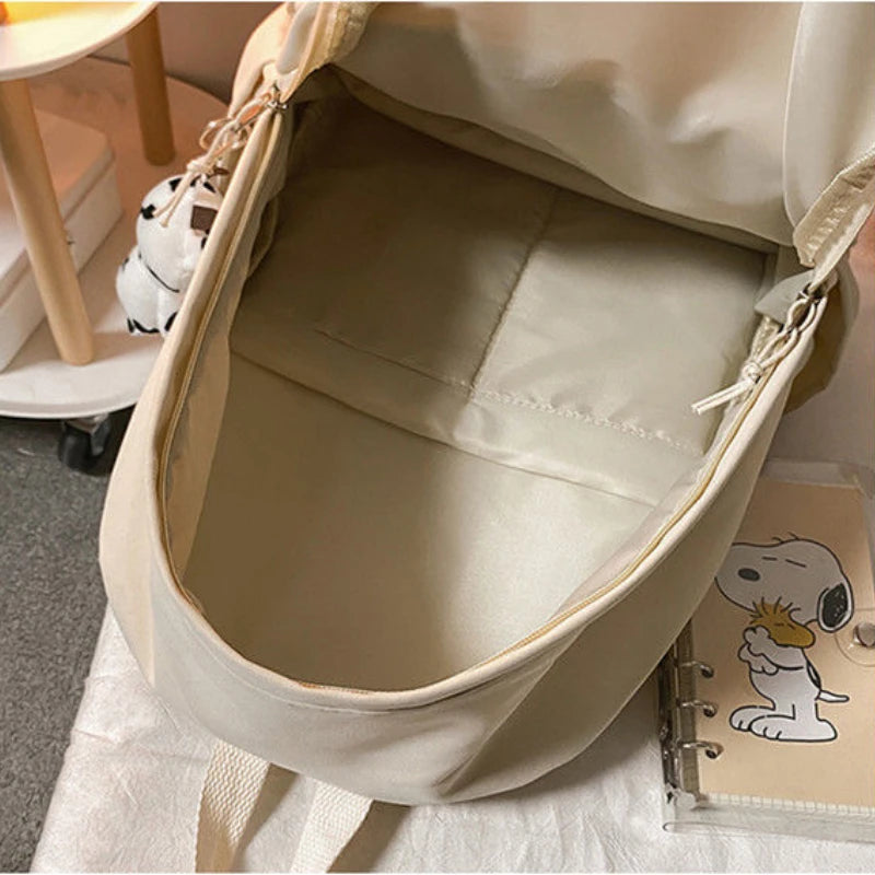 Sweet Multi-pockets Harajuku Nylon College Backpack