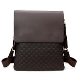 Peaker Business Men's Crossbody Shoulder Bag Handbag PU Leather Messenger Bag