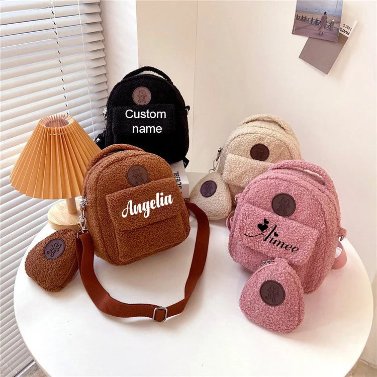 Personalised Mini Backpack and Shoulder Bag Set for Teen Girls