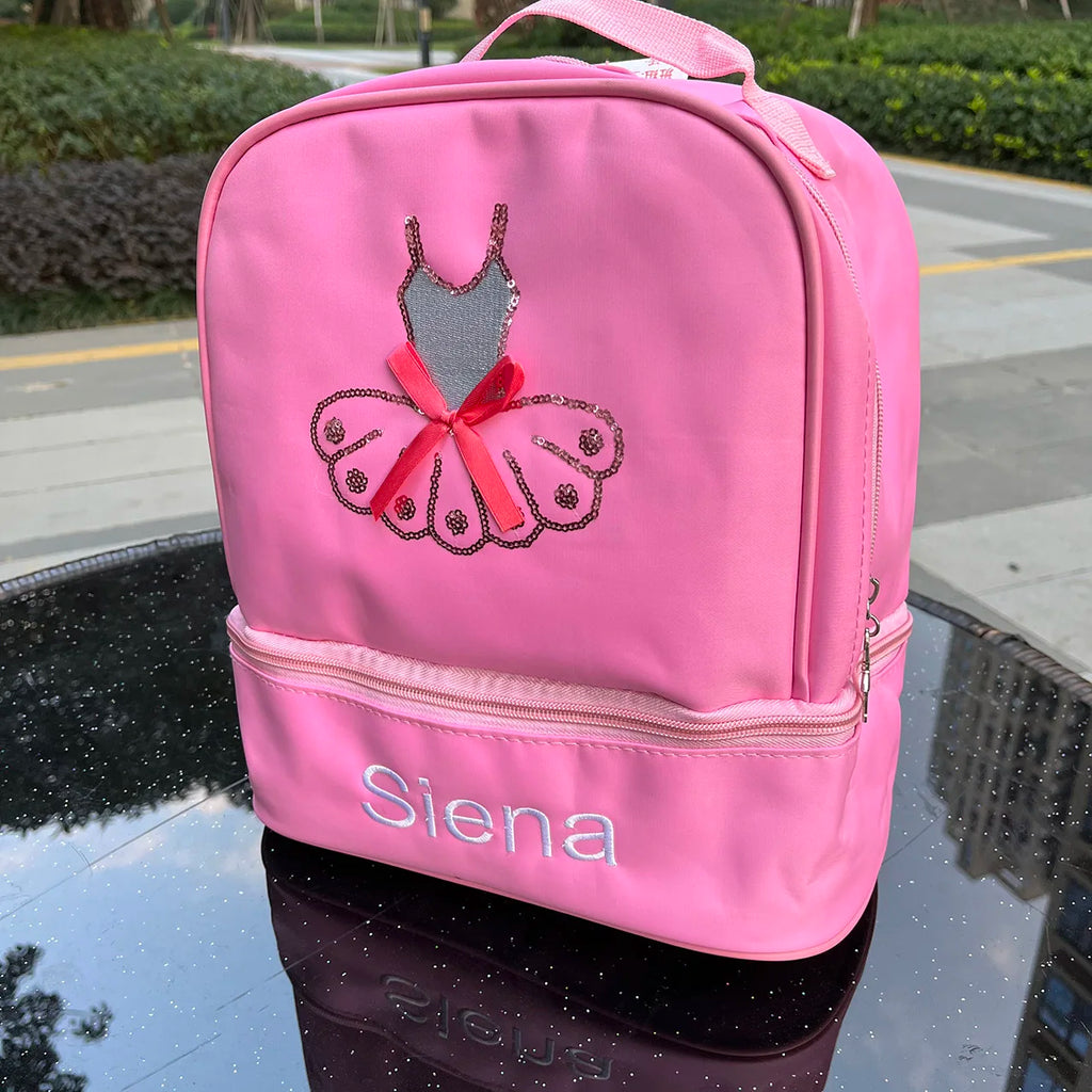 Embroidery Ballet Dance Backpack for Girl Ballerina Bag Gymnastics