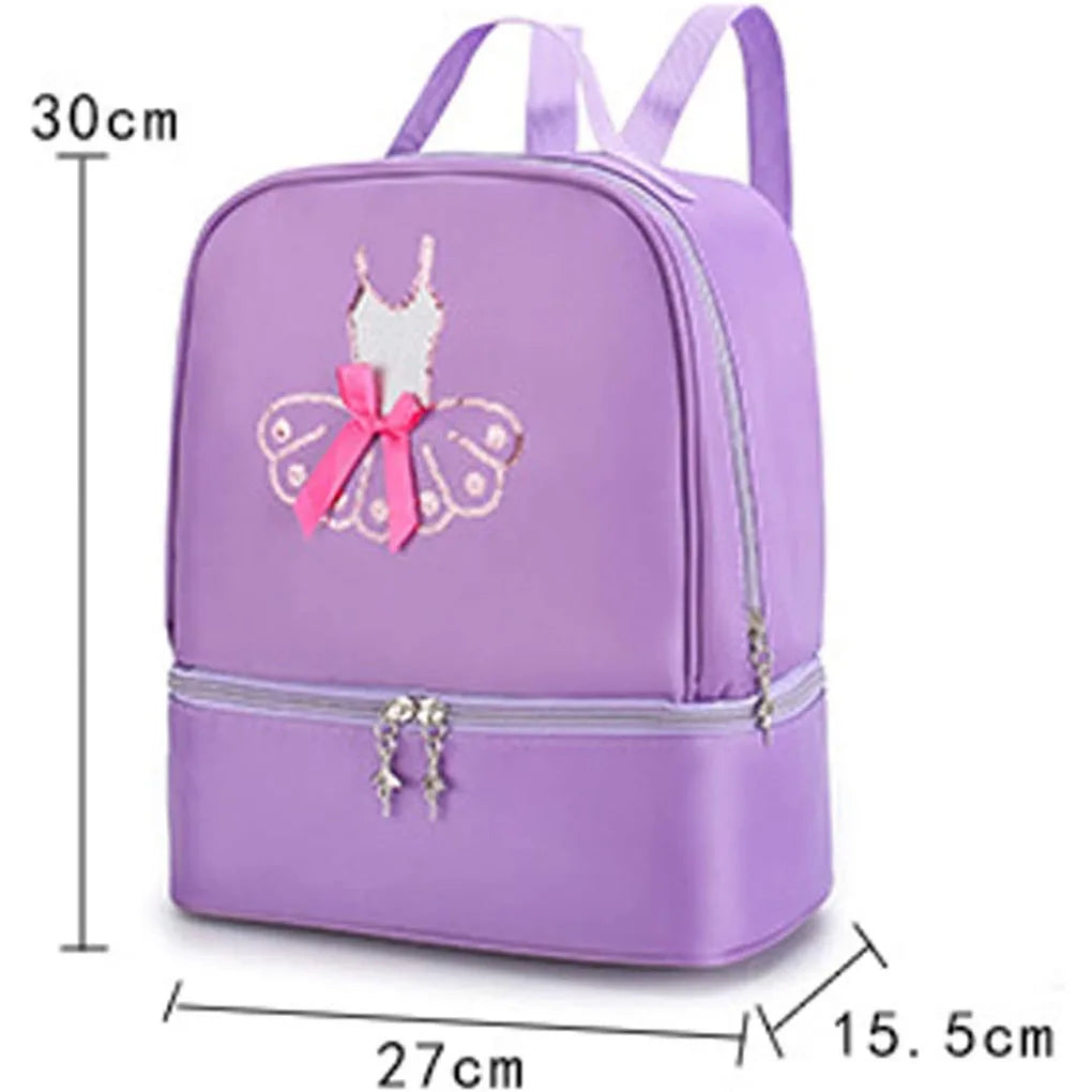 Embroidery Ballet Dance Backpack for Girl Ballerina Bag Gymnastics