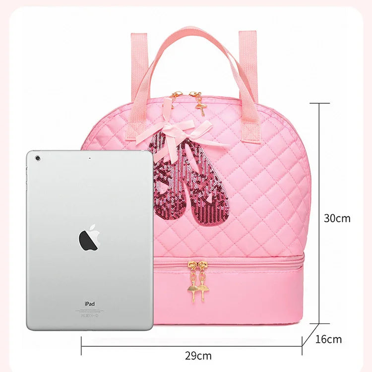 Personalised Embroidery Ballet Dance Backpack for Girls