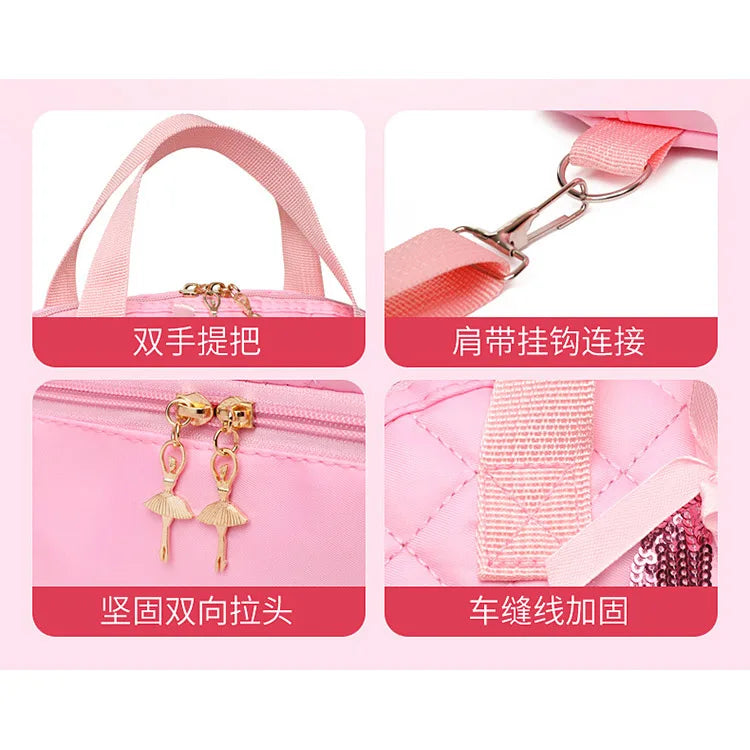 Personalised Embroidery Ballet Dance Backpack for Girls