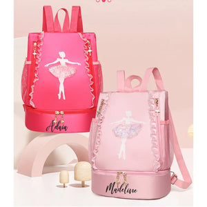 Embroidery Ballet Dance Bag for Girls