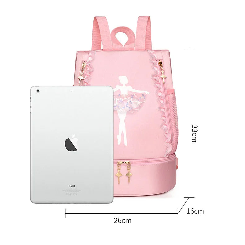 Embroidery Ballet Dance Bag for Girls
