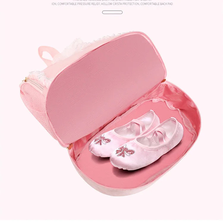 Embroidery Ballet Dance Bag for Girls