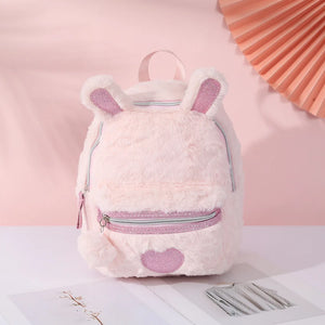 Personalised Embroidery Plush Rabbit Backpack