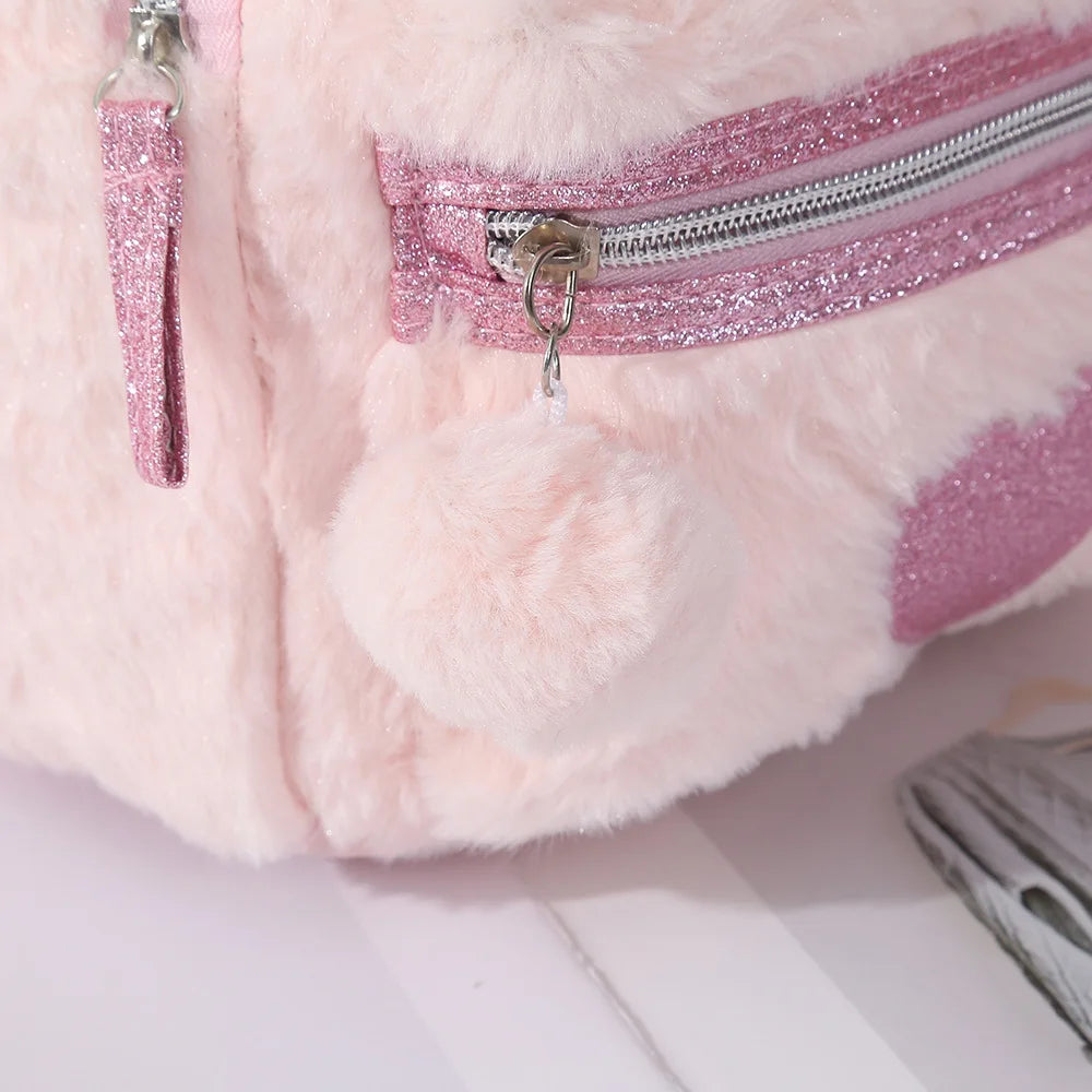 Personalised Embroidery Plush Rabbit Backpack