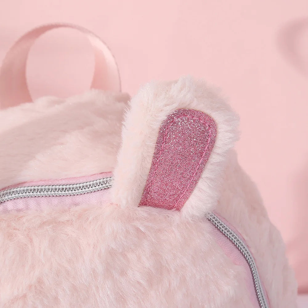 Personalised Embroidery Plush Rabbit Backpack