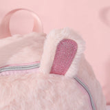 Personalised Embroidery Plush Rabbit Backpack