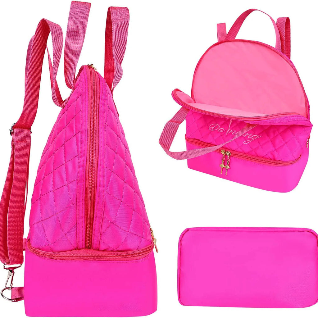 Personalised Embroidery Toddler Backpack Ballet Dance Bag Girls 2-8Y