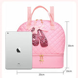 Personalised Embroidery Toddler Backpack Ballet Dance Bag Girls 2-8Y