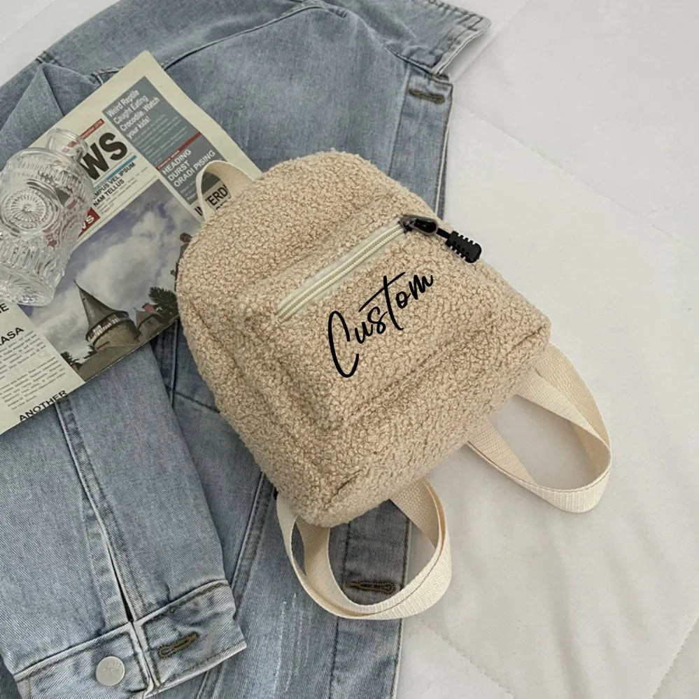 Personalised Name Toddler Backpacks Portable Children Travel Shopping Rucksacks