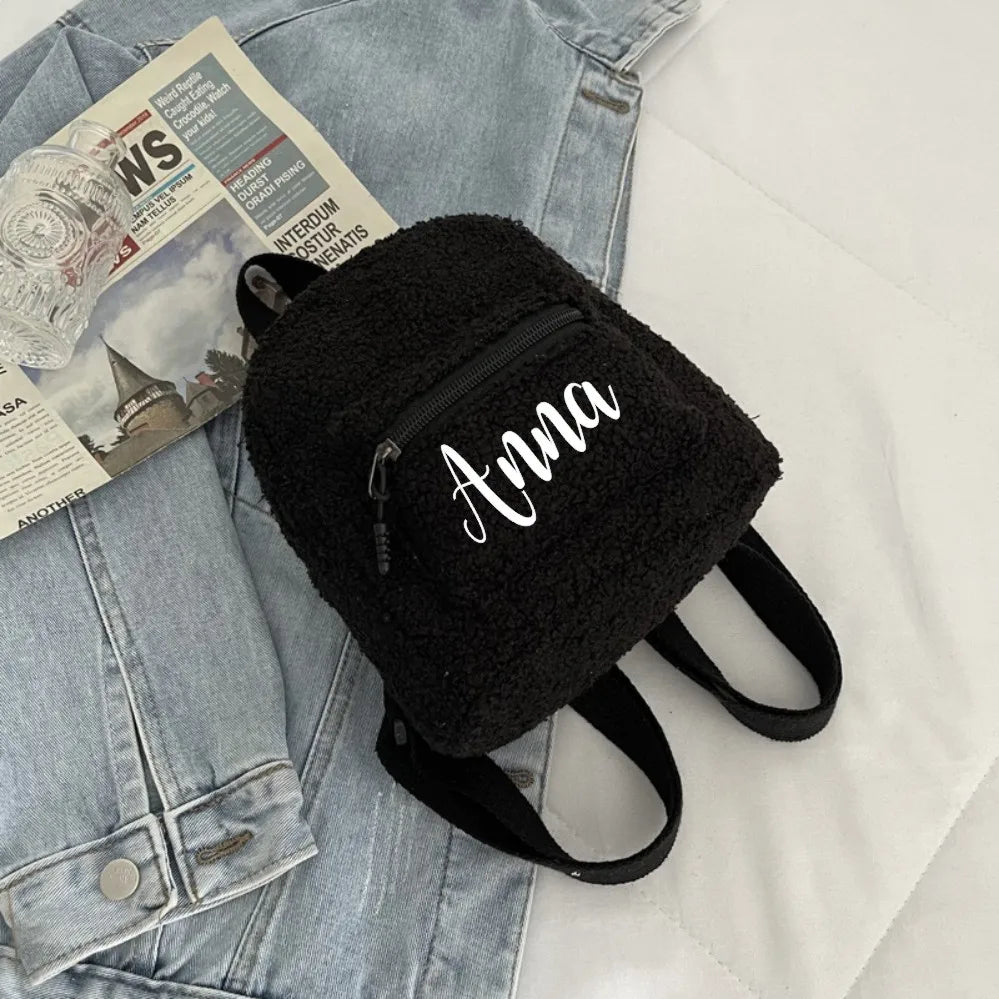 Personalised Name Toddler Backpacks Portable Children Travel Shopping Rucksacks