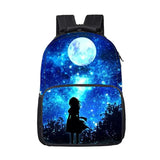 Youth Starry Sky Backpack Creative School Bag Kids Mochila Escolar