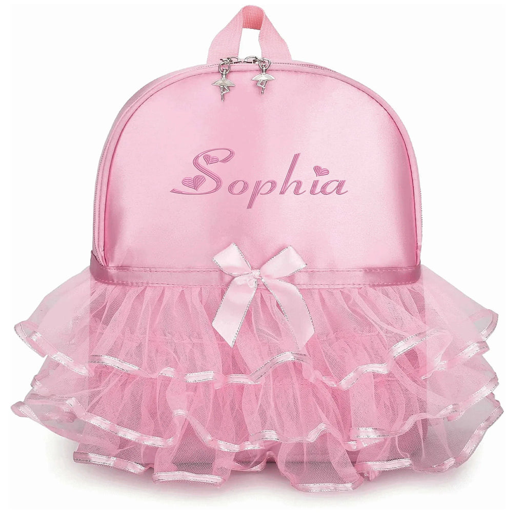 Embroidered Princess Ballerina Backpack for Toddler Girl
