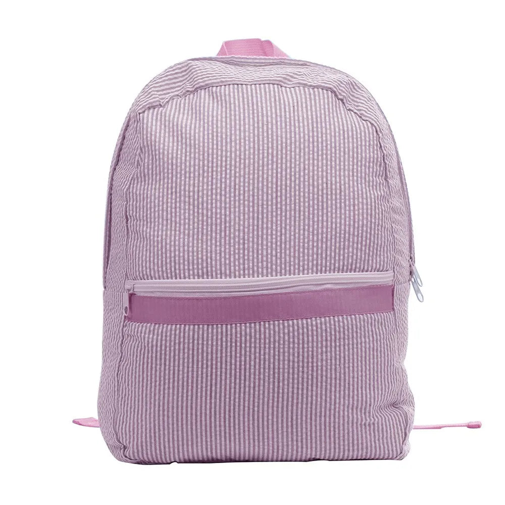 Personalized Monogrammed Seersucker Backpack Kids Striped School Bags